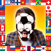 Flag Face Paint – Sport Photo Editor