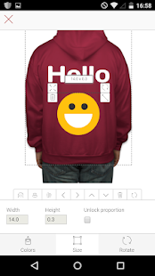 Designer Sweatshirts Screenshot