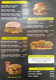 The Burger House & Grills menu 1