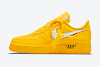 off-white x nike air force 1 low university gold