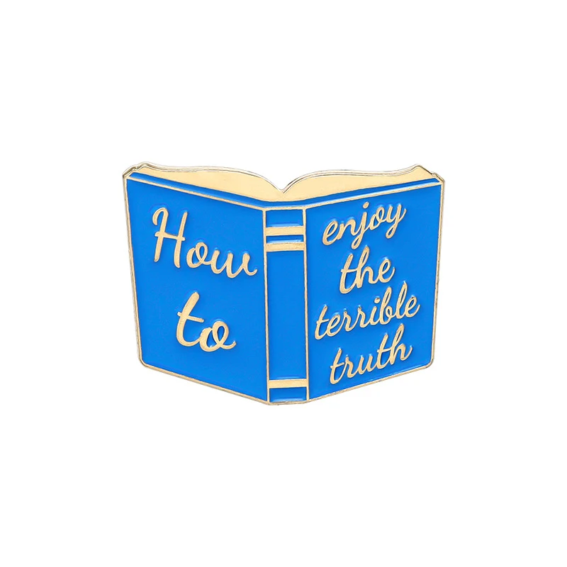 Broche Modèle Série de Lettres de Livre Décoration Assortie Centaines Broche, parfait pour une touche élégante et personnalisée