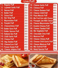 Balaji Puff & Pizza menu 2