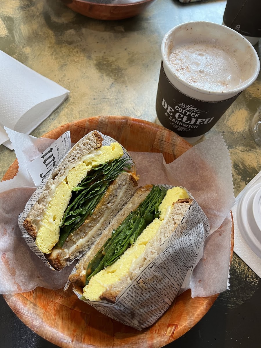 Gluten-Free at De Clieu Coffee & Sandwiches