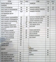 Highway Cafe menu 2