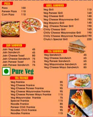Chhotus Sandwich & Juice Point menu 