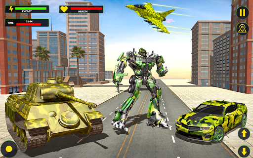 US Army Jet Robot Transforming Wars 1.6.4 screenshots 1