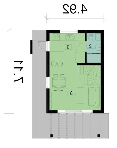 Ka146 Sz - Rzut parteru