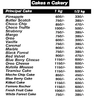 Cakes N Cakery menu 3