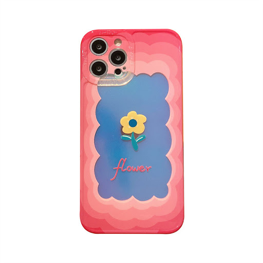 Title 7, Flower Rhombus Creative Simple Mobile Phone Cas...