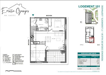 appartement à Lespinasse (31)