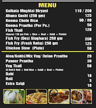 Food Affair menu 1