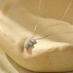 White Gold Color Letter F