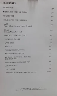 Tangerine Cafe - Ramada Palmgrove menu 2