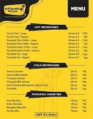 Karupatti House menu 1