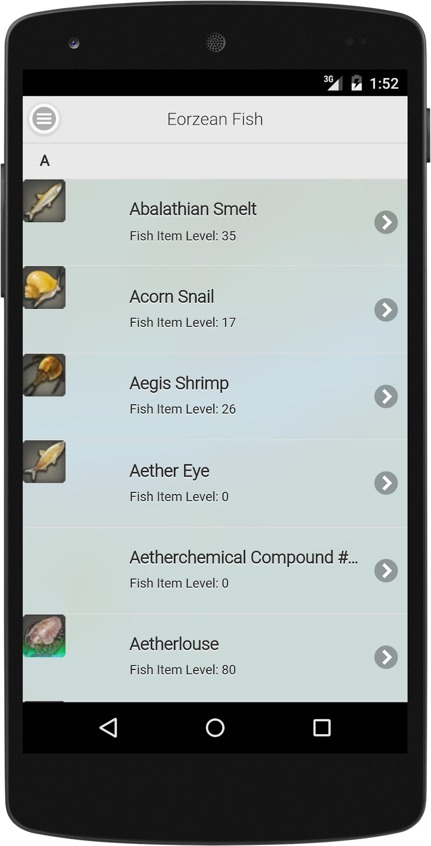 FFXIV Fishing Guide Pro Screen 1