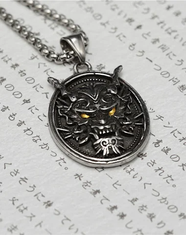 Dominerende herenketting met gouden - 2