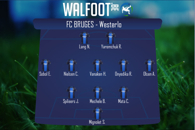 Composition FC Bruges | FC Bruges - Westerlo (08/10/2022)