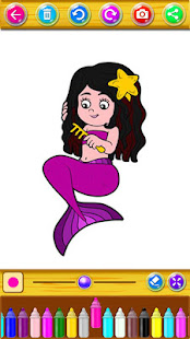 Mermaid Coloring Book & Drawing Book(圖4)-速報App