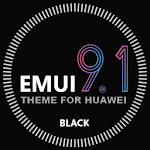 Cover Image of Tải xuống Black Emui-9.1 Theme for Huawei & Honor 1.0 APK