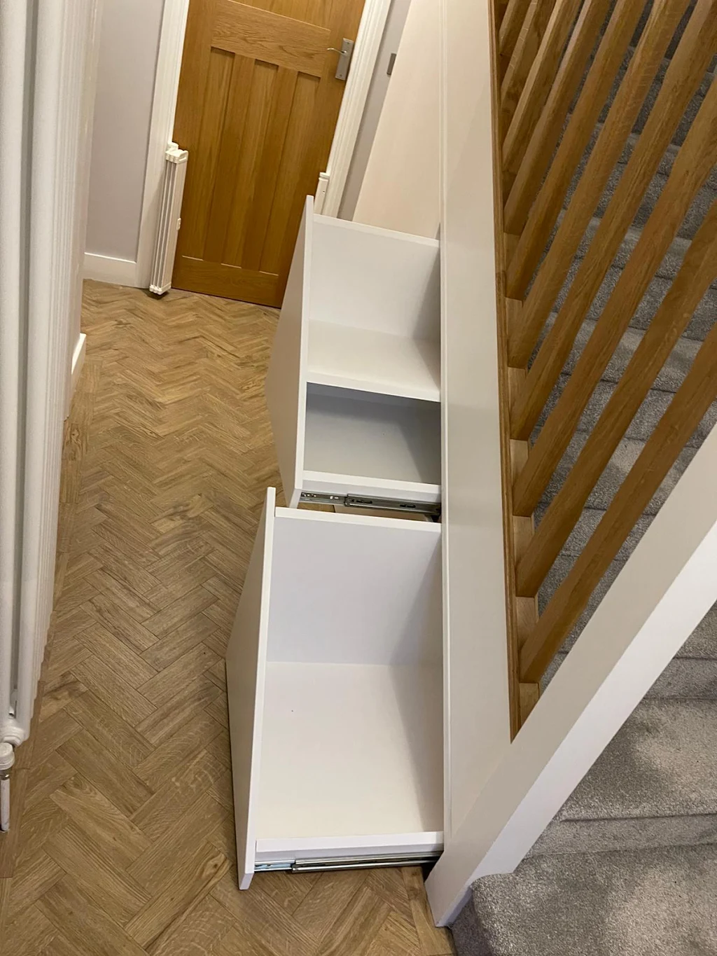 Album cover: Under stairs storage 