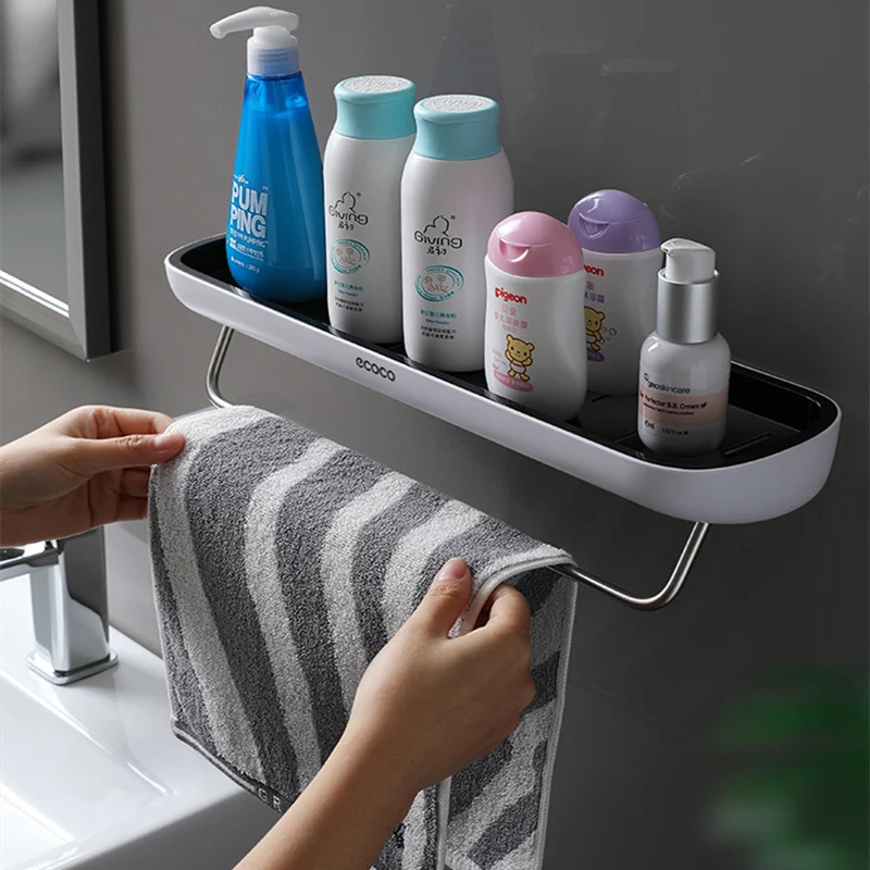 Estante de almacenamiento para inodoro de baño sin perforaciones montada en la pared Ahorra espacio y organiza tu baño fácilmente.