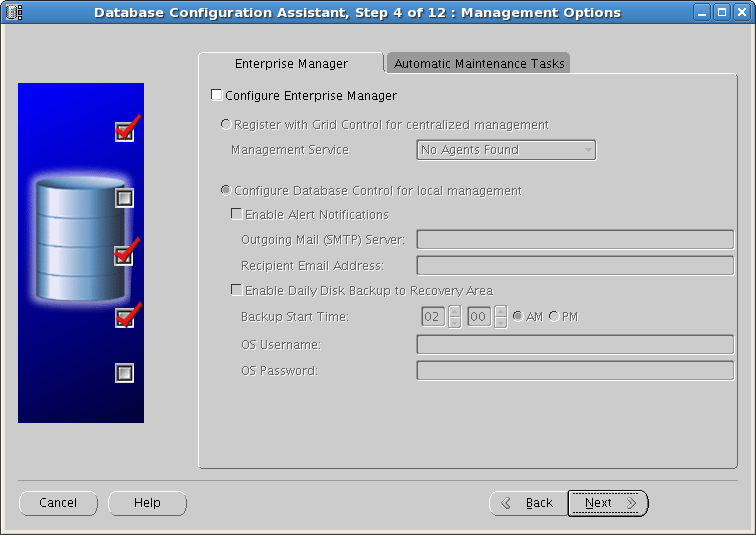 C:\Users\Guidanz1\Desktop\sreens\Screenshot-Database Configuration Assistant, Step 4 of 12 _ Management Options.png