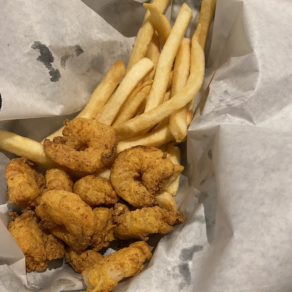 Kids shrimp and fries