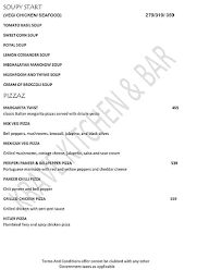 Krave Kitchen And Bar menu 1