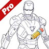 Draw Iron Superhero Man icon