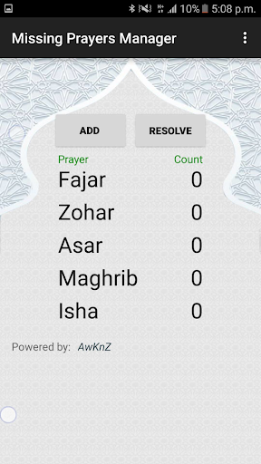 Qaza Namaz Manager