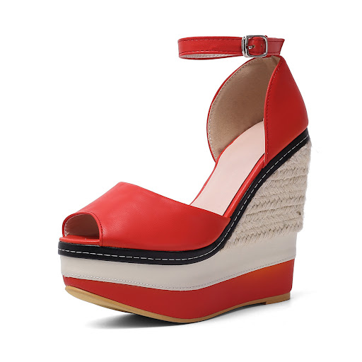 Title 4, Bohemian style sandals with super high heels el...
