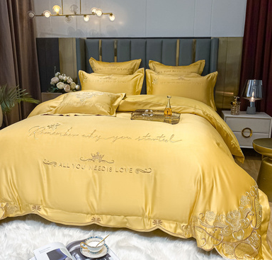 Title 12, 4-Piece Tencel Pure Cotton Sheet and Duvet Cove...