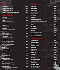 Flavours Street menu 1