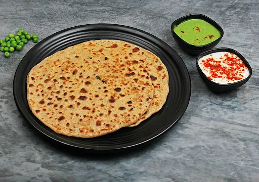 2 Matar Paratha