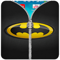 Bat Zipper Lock Screen HD