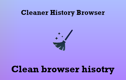 Cleaner History Browser small promo image