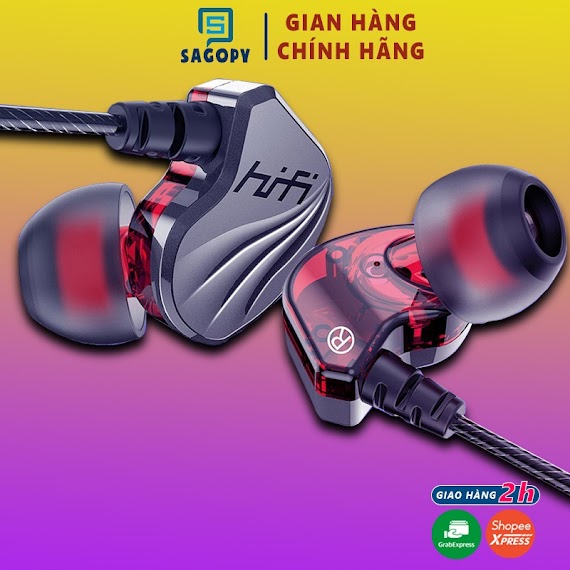 Tai Nghe Gaming Có Dây S2000 S P Có Mic Nhét Tai Chống Ồn Chơi Game Bass Căng