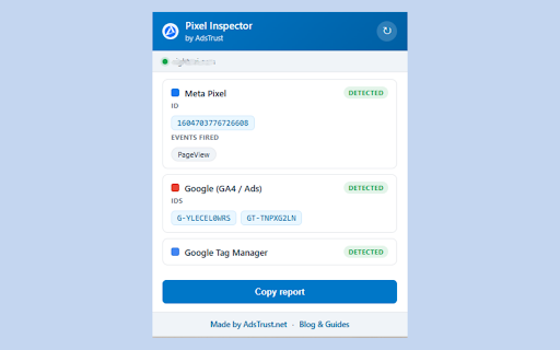 Pixel Inspector by AdsTrust screenshot 2