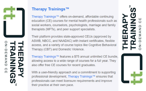 Therapy Trainings™ Info
