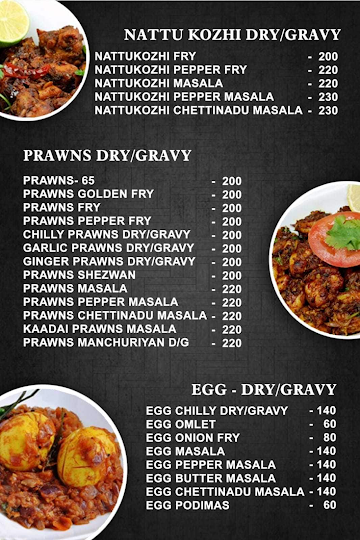 T S Thalapakattu Biryani & Fast Foods menu 