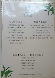 The Tea Shop menu 7