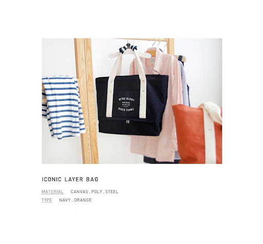 Title 8, One shoulder portable travel canvas bag for eas...