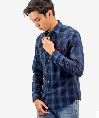 MEN FULL SLEEVES CHECKERED SHIRT