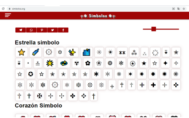 Simbolos ~ Lista de todos los simbolos? Preview image 1