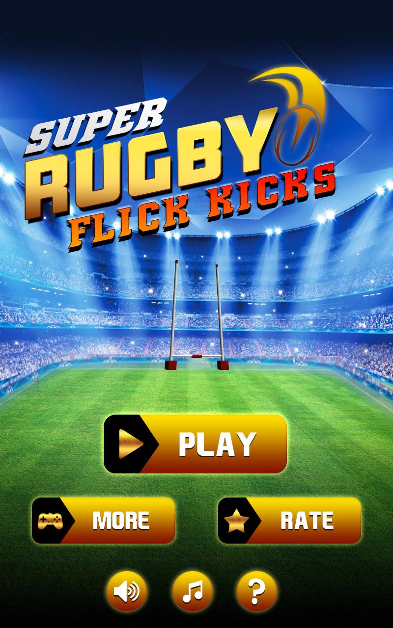 Android application Super Rugby Flick Kicks screenshort