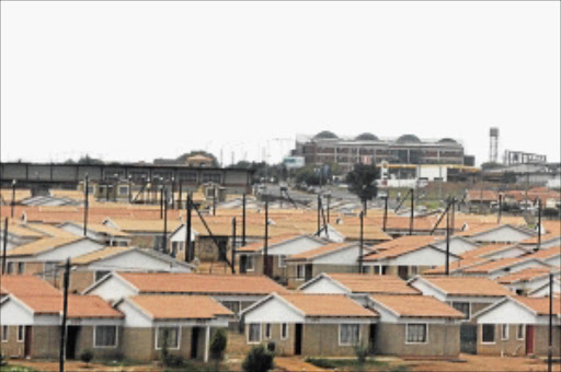 RDP houses. File photo