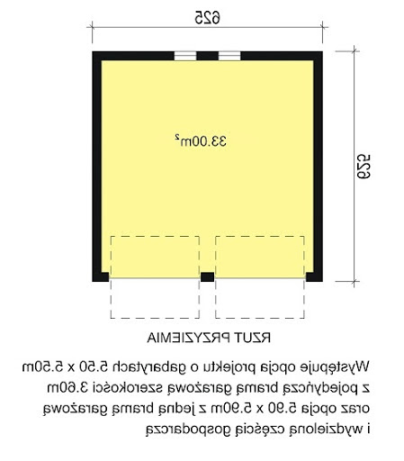 BG-05 - Rzut garażu