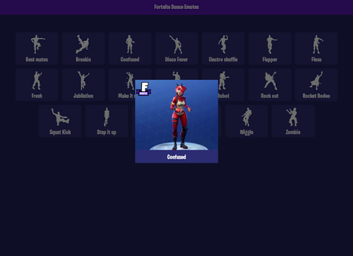 Fortnite - Dance Emotes Videos