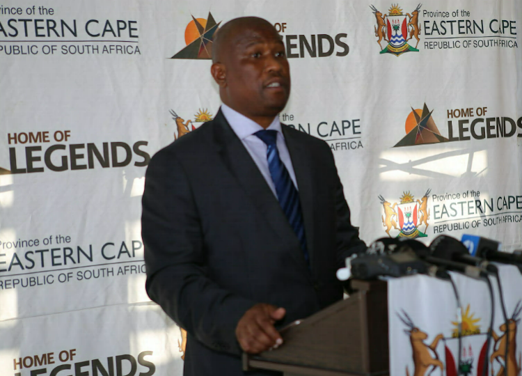 Eastern Cape premier Oscar Mabuyane