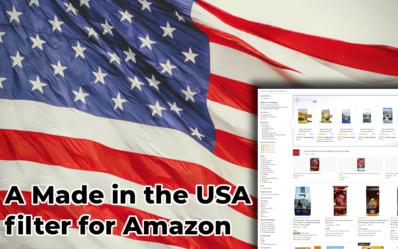 Buy Localized - Made in USA filter on Amazon Preview image 0